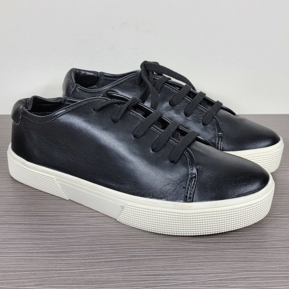 Splendid Norvin Lace Up Sneaker Black Womens 8 M